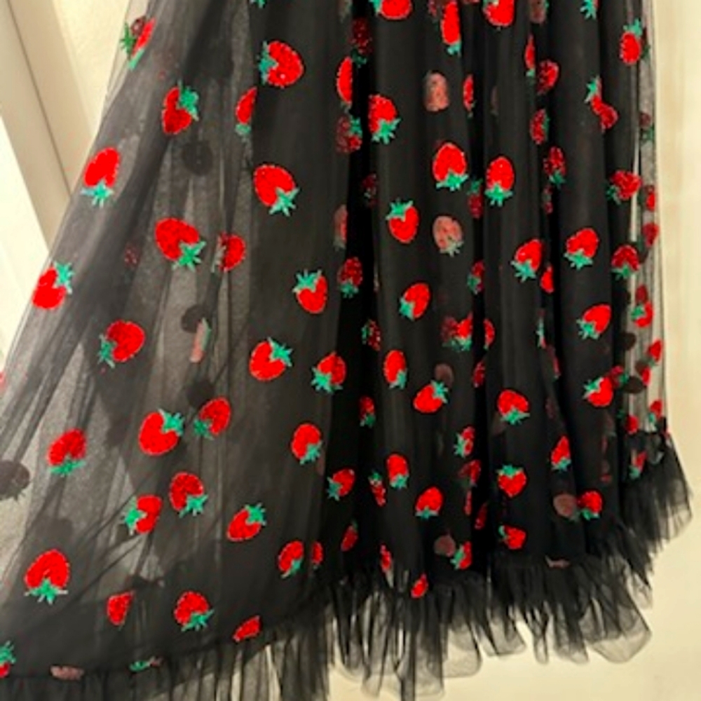 Strawberry Midi Dress Brand New